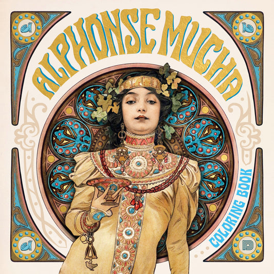 Alphonse Mucha Ausmalbuch