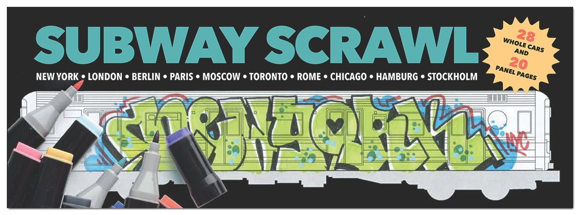 Subway Scrawl - Malbuch