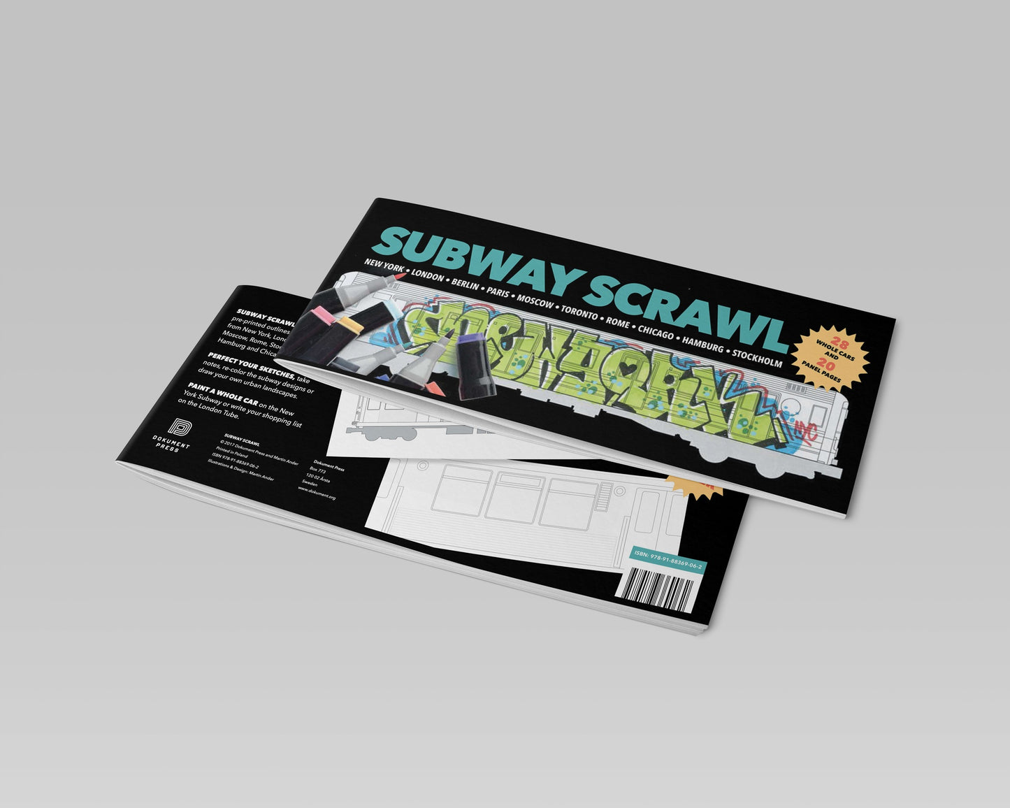 Subway Scrawl - Malbuch