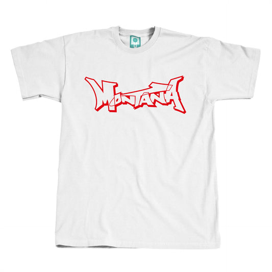 Montana T-Shirt - White/Red