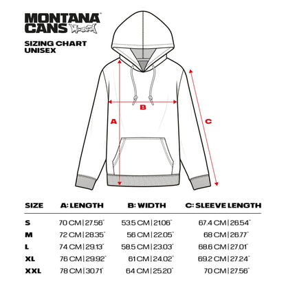 Montana Basic Logo Hoodie / Grey
